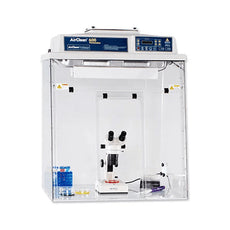 AirClean 48" updraft microscope enclosure with AirSafe automatic safety controller and slip hatch - AC648TMIC