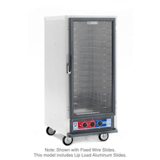 C5 1 Series Holding Cabinet, 3/4 Height, Proofing Module, Full Length Clear Door, Lip Load Aluminum Slides