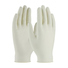 Disposable Latex Glove, Powder Free with Textured Grip - 4 mil, Natural, Medium - 609BYFM