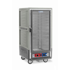 C5 3 Series Holding Cabinet with Insulation Armour, 3/4 Height, Combination Module, Full Length Clear Door, Universal Wire Slides, 220-240V, 1681-2000W, Gray