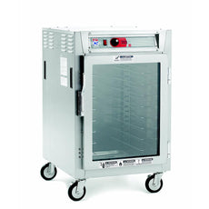 C5 8 Series Reach-In Heated Holding Cabinet, 1/2 Height, Stainless Steel, Full Length Clear Door, Lip Load Aluminum Slides