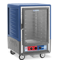 C5 3 Series Holding Cabinet with Insulation Armour, 1/2 Height, Moisture Module, Full Length Clear Door, Universal Wire Slides, 220-240V, 1681-2000W, Blue