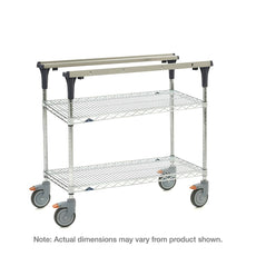 PrepMate MultiStation, 30", Brite Zinc Wire top and bottom shelves with Chrome posts