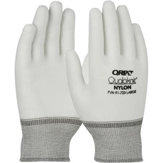 Seamless Knit Stretch Nylon Clean Environment Glove, White, X-Small - 91-720
