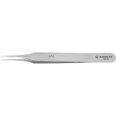 Excelta 4-SA Very Fine Straight More Tapered Tip Neverust® Anti-Magnetic Stainless Steel Tweezer