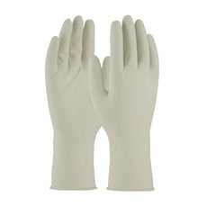 Single Use Class 100 Cleanroom Latex Glove with Fully Textured Grip - 12", White - 910SC6.5