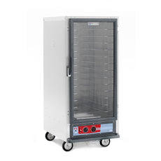 C5 1 Series Holding Cabinet, 3/4 Height, Heated Holding Module, Full Length Clear Door, Fixed Wire Slides