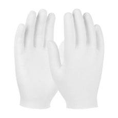 Medium Weight Cotton Lisle Inspection Glove with Unhemmed Cuff - Ladies', White - 97-521