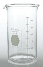 KIMAX® Berzelius Beakers, Tall Form, Graduated, Borosilicate Glass, Kimble Chase 200ml Case/12