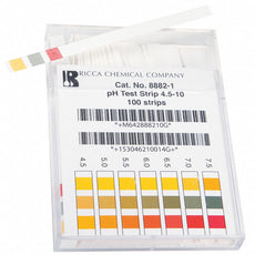 pH Test Strips, 2 - 9, 100/box - 8884-1