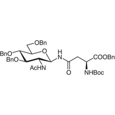 Nomega-(2-Acetamido-3,4,6-tri-O-benzyl-2-deoxy-beta-D-glucopyranosyl)-Nalpha-(tert-butoxycarbonyl)-L-asparagine Benzyl Ester, 100MG - A1685-100MG