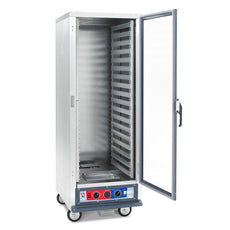 C5 1 Series Holding Cabinet, Full Height, Combination Module, Full Length Clear Door, Lip Load Aluminum Slides