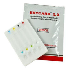 Erycard Abo/Rh  Blood Typing Card Pk/24 -IS3181