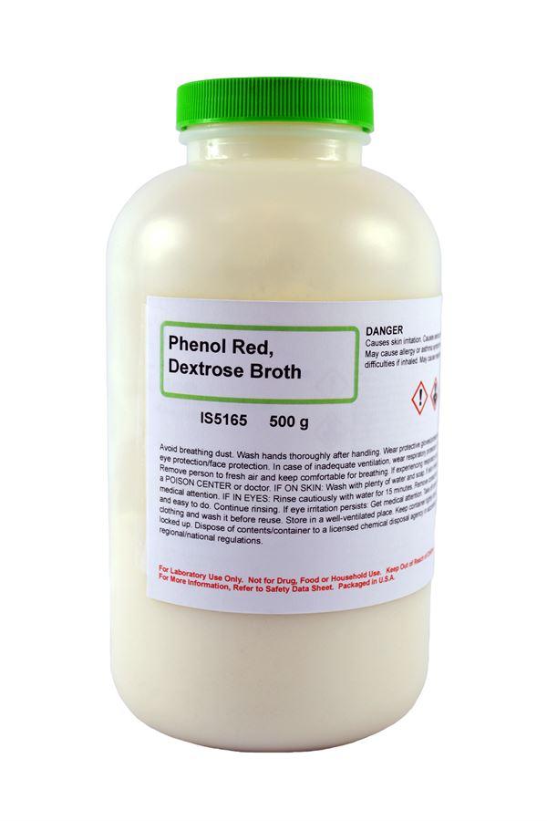 Phenol Red Dextrose Broth 500g 21 G/L Mm1038-500g -IS5165