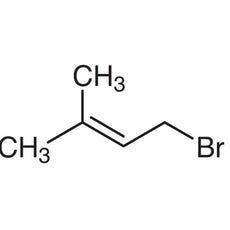 1-Bromo-3-methyl-2-butene(stabilized with Silver chip), 5G - B0844-5G