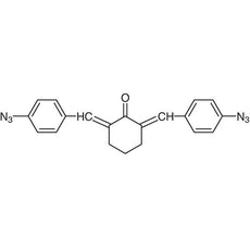 2,6-Bis(4-azidobenzylidene)cyclohexanone(wetted with ca. 30% Water) (unit weight on dry weight basis)[Research for Photosensitive Material], 25G - B1110-25G