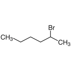 2-Bromohexane(contains 3-Bromohexane)(stabilized with Copper chip), 25G - B1235-25G