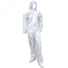 Coverall Microporous Small Zipper Front No/Hood or Boot, Elastic Wrist 25/CS