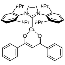 [1,3-Bis(2,6-diisopropylphenyl)imidazol-2-ylidene](1,3-diphenyl-1,3-propanedionato)copper(I), 1G - B3351-1G