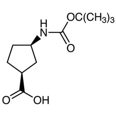 (1S,3R)-3-(tert-Butoxycarbonylamino)cyclopentanecarboxylic Acid, 200MG - B4397-200MG