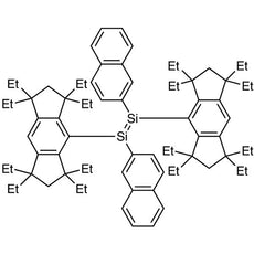 (E)-1,2-Bis(2-naphthyl)-1,2-bis(1,1,3,3,5,5,7,7-octaethyl-1,2,3,5,6,7-hexahydro-s-indacen-4-yl)disilene, 50MG - B4422-50MG