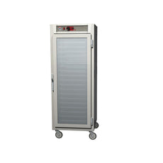 C5 8 Series Reach-In Heated Holding Cabinet, Full Height, Aluminum, Full Length Clear Door, Universal Wire Slides