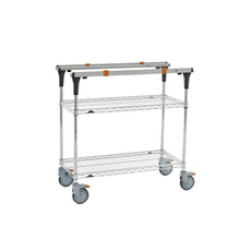 PrepMate MultiStation, 36", Brite Zinc Wire top and bottom shelves with Chrome posts