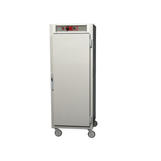 C5 6 Series Pass-Thru Heated Holding Cabinet, Full Height, Aluminum, Full Length Solid Door/Full Length Clear Door, Lip Load Aluminum Slides