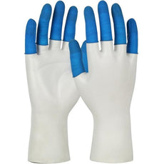 Powder-Free Finger Cots, Blue, Large - BFL