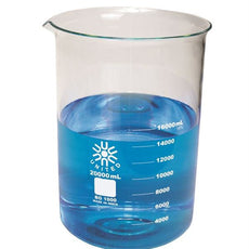 Beaker, Low Form, Borosilicate Glass, 20000ml - BG1000-20000