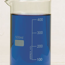 Beakers, Tall Borosilicate 500ml, pk/6 - BG1060-500