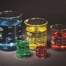 Glass Beaker Set Of 5, Borosilicate - BGSET5
