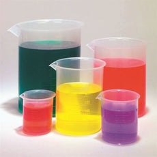 Plastic Beaker Set Of 5, Pp - BPSET5