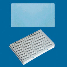 Brandtech 96 Well PCR Plate,PCR plate,white,low-profile,5 BAGS 10,w/sealing film - 781365