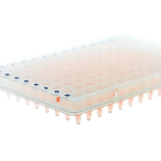 Brandtech 96 Well PCR Plate PCR plate, PP, Half Skirt, 10 bags of 5 plates - 781400