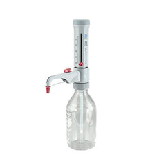 Brandtech Dispensette S Bottle Top Dispenser, Analog adjustable with Recirculation Valve, 5-50mL - 4600161