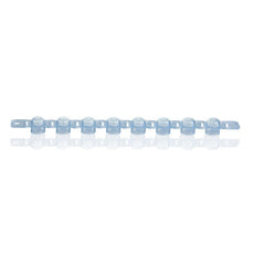 Brandtech PCR Tube Strips, 8-strip domed caps for 0.2mL tubes, blue, bag of 125 - 781344