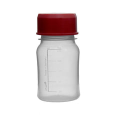 Brandtech VITgrip Plastic Lab Bottle, 125ml, PP w tamper-evident closure, GL 45, PP, Pack of 6 - V110194