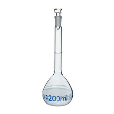 Brandtech Volumetric Flask, USP BBR, 200mL NS14/23 glass, pk of 2 - 36980