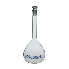 Brandtech Volumetric Flask, USP BBR, 2000mL NS29/32 glass, each - 36984