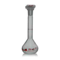 Brandtech Volumetric Flask, PMP, Stopper, Class B, 25mL, pack of 2 - V67195