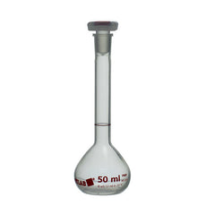 Brandtech Volumetric Flask, PMP, Stopper, Class B, 50mL, pack of 2 - V67295