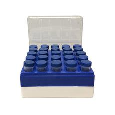 Freezer box- polycarbonate- for 25 (5x5) 5mL tubes- 5/pk-C2581