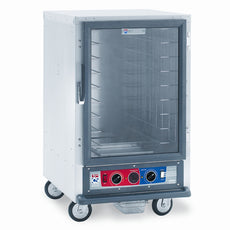 C5 1 Series Holding Cabinet, 1/2 Height, Combination Module, Full Length Clear Door, Lip Load Aluminum Slides