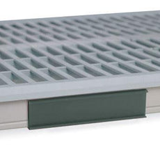 Metro CSM6-GRX Color Shelf Marker for MetroMax i Industrial Plastic Shelving, Gray, 6" L x 1.5" H