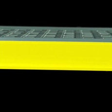 Metro CSM6-YQ Color Shelf Marker for Super Erecta Pro and MetroMax Q Industrial Plastic Shelving, Yellow, 6" L x 1.5" H