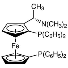 (S)-N,N-Dimethyl-1-[(R)-1',2-bis(diphenylphosphino)ferrocenyl]ethylamine, 100MG - D2538-100MG