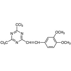 2-(3,4-Dimethoxystyryl)-4,6-bis(trichloromethyl)-1,3,5-triazine, 5G - D2963-5G