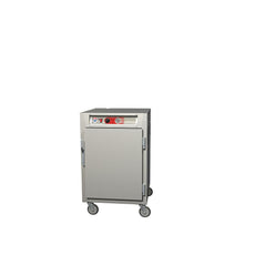 C5 6 Series Pass-Thru Heated Holding Cabinet, 1/2 Height, Stainless Steel, Full Length Solid Door/Full Length Clear Door, Universal Wire Slides