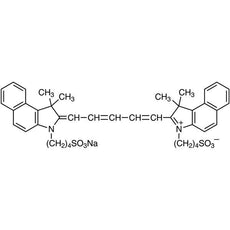 3,3,3',3'-Tetramethyl-1,1'-bis(4-sulfobutyl)benzoindodicarbocyanine Sodium Salt, 5G - D4463-5G